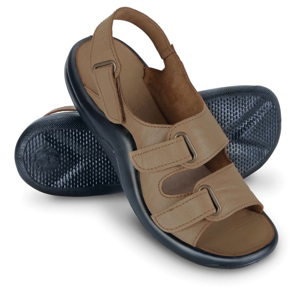 Hammacher Schlemmer, The Lady’s Walk on Air Strap Sandals